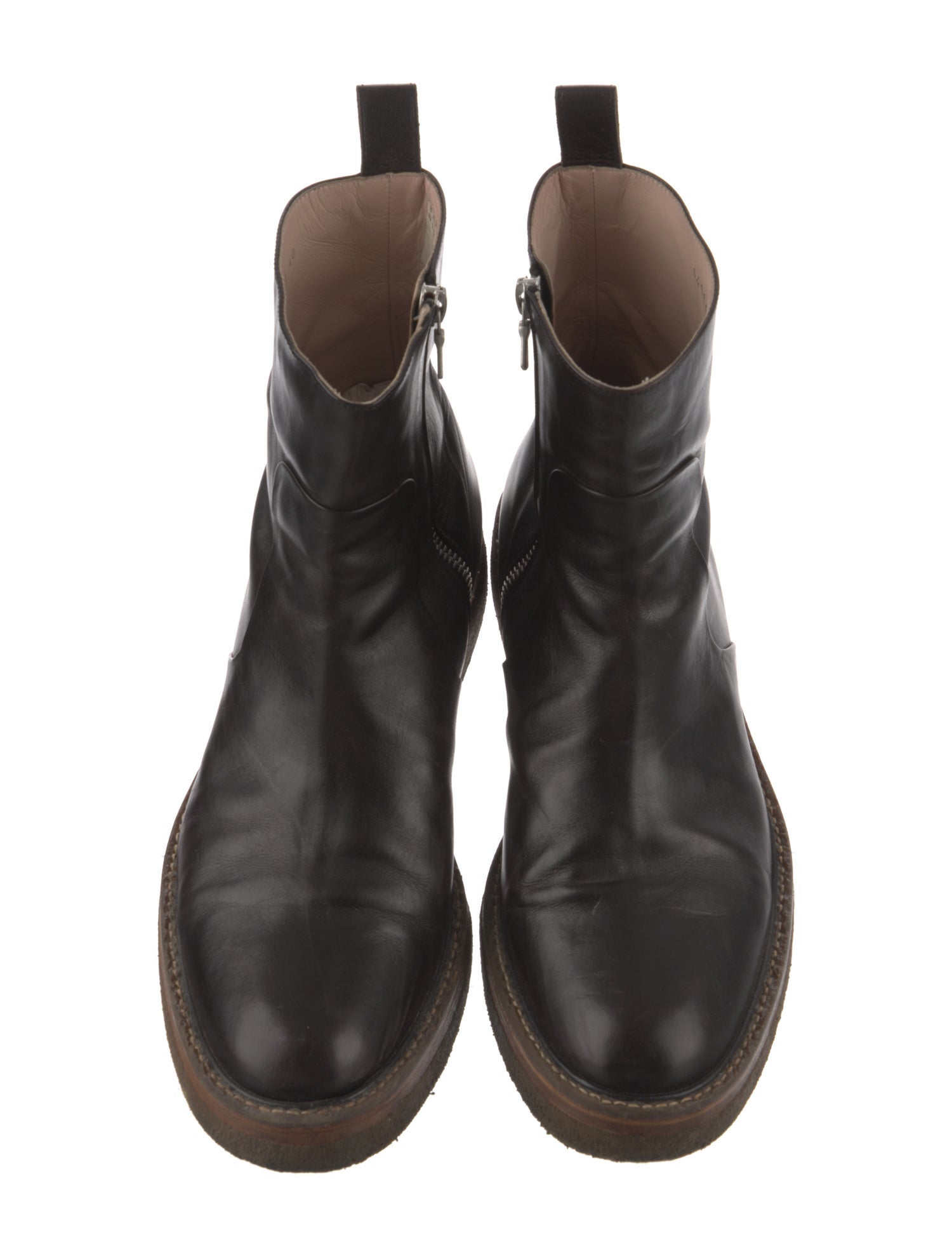 Dries Van Noten Leather Boots